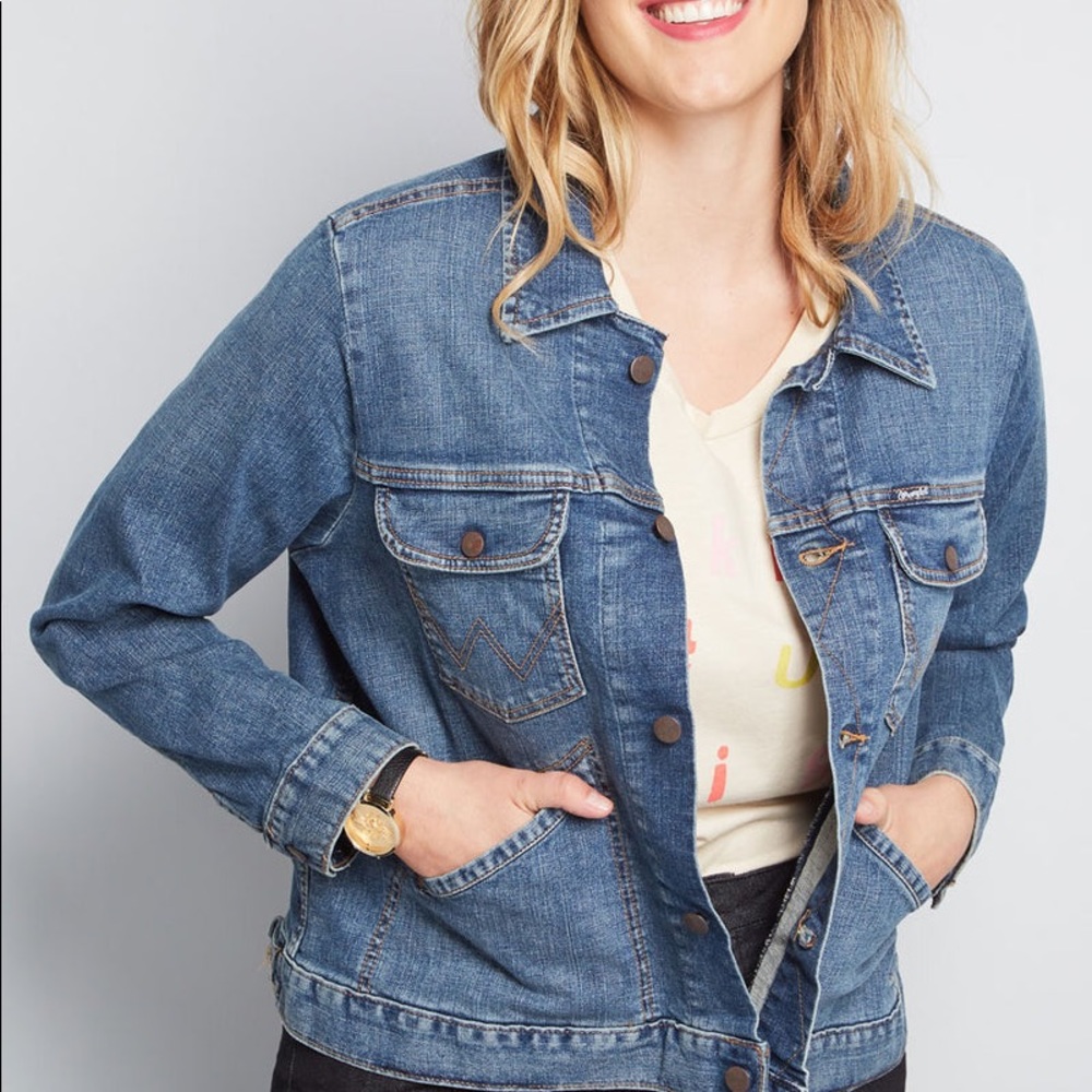 Wrangler for ModCloth medium denim jacket